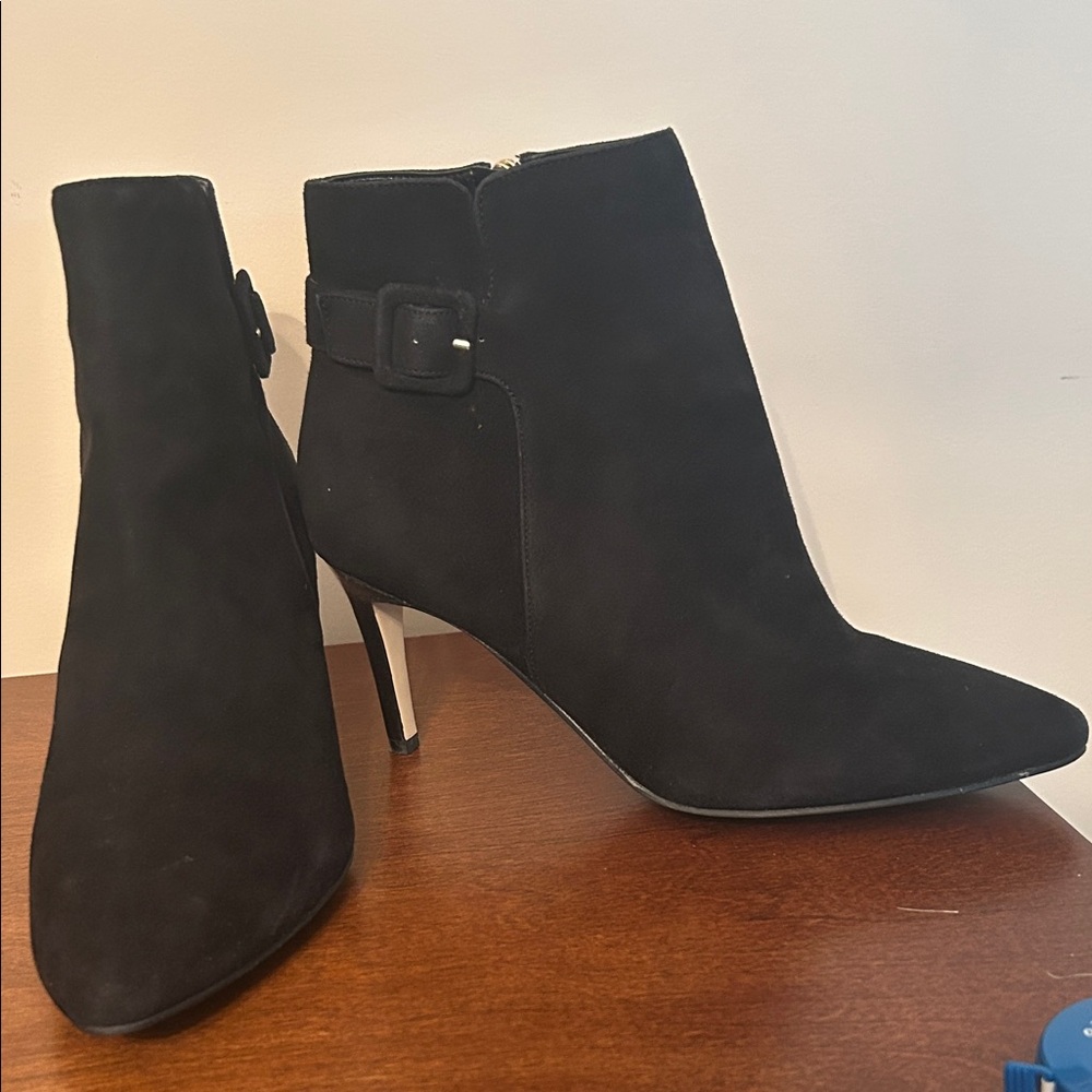 Marc Fisher Black Heeled Boots
